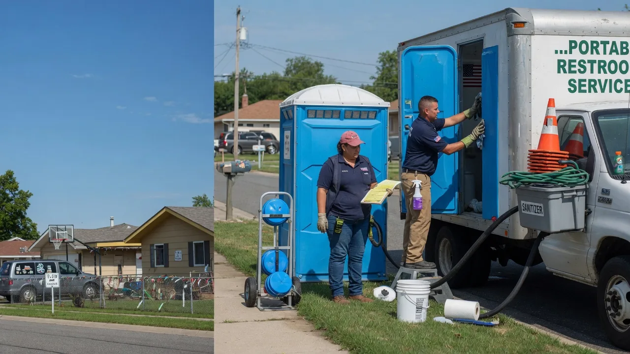 Portable Toilet Rental in Rhame, ND near me